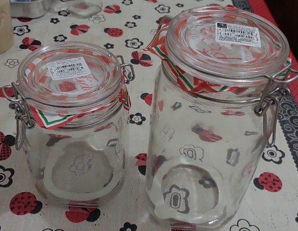 2 Potes de Vidro Hermético 1,0 e 1,5 L Bormioli Fido - Imagem 4