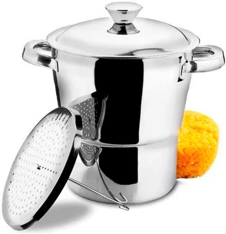 Cuscuzeira em Aço Inox 2,5 L - Imagem 6