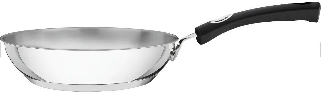 Frigideira em Aço Inox Fundo Triplo Cabo Baquelite - Imagem 6